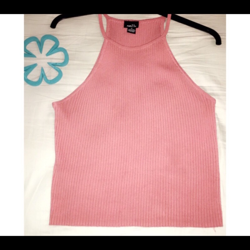 Pink Tank Crop Top || Rue21 brand